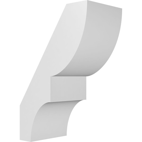Ekena Millwork 5-in. W x 8-in. D x 12-in. H Ridgewood Architectural Grade PVC Knee Brace BRCP05X08X12RID - main